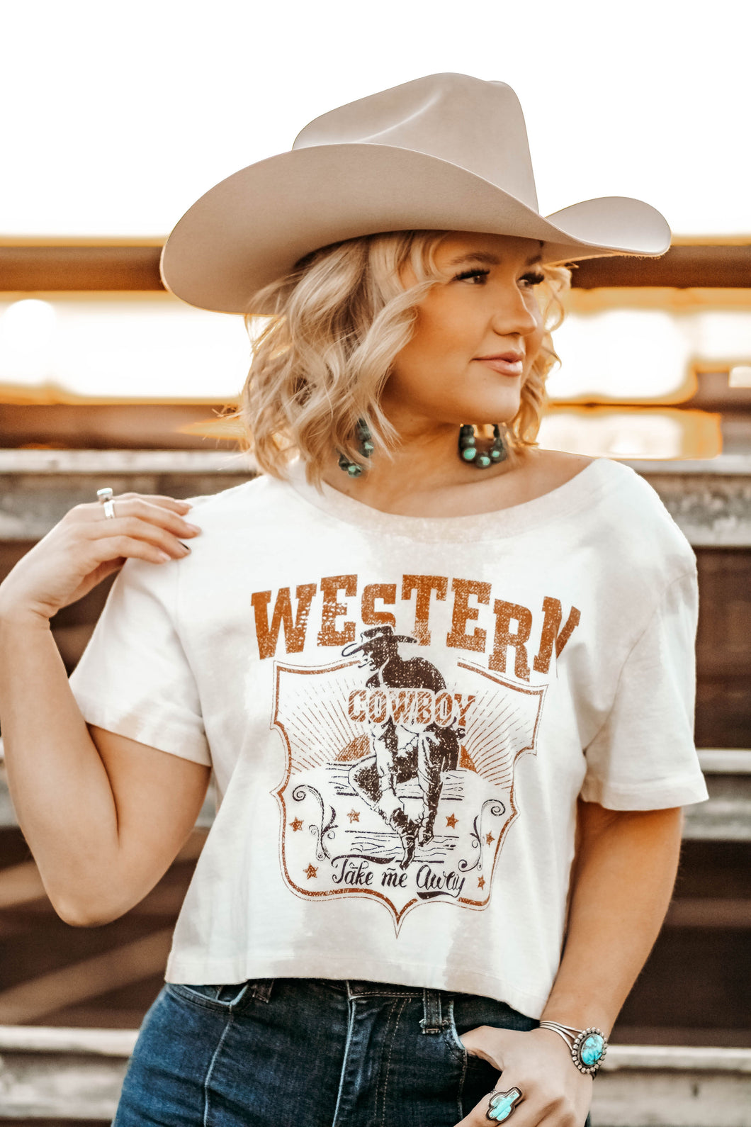 Cowboy Take Me Away Top