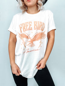 Free Bird America Oversized Tee